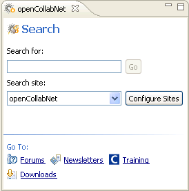The openCollabNet view