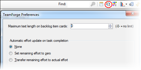 Task board preferences